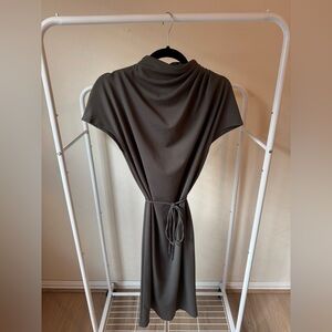 ZARA Elegant Gray Women's Dress